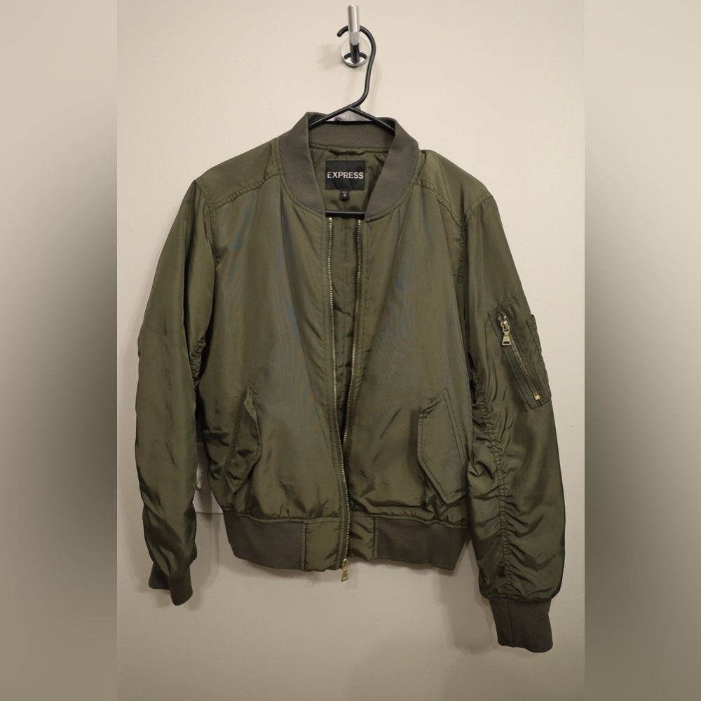 Express bomber jacket - Olive green - medium